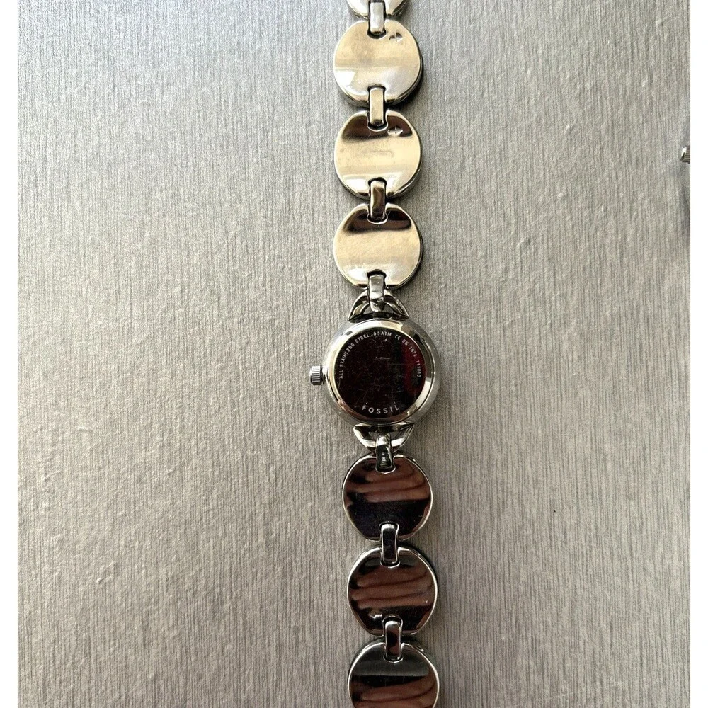 Lot of 2 Fossil Women's Watches Stainless Steel Bracelet Strap ES-9954 & ES-1871